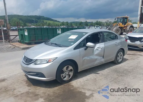 2015 Honda Civic Lx from USA, damaged, VIN 19XFB2F5XFE271876